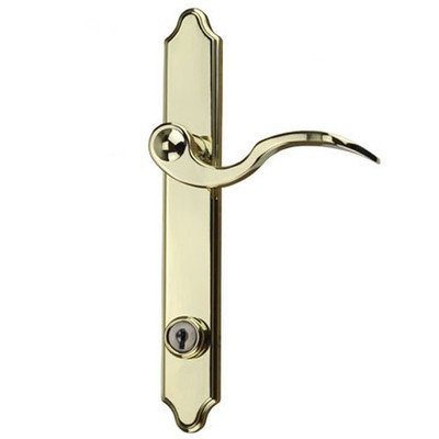 3-Post Outside Handle, 5/16 Inch Square Spindle, Brass