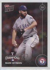 2016 Now Topps Online Exclusive Texas Rangers AL West Champions Sam Dyson g6w