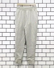 Champion Reverse Weave Basic Logo Gray Jogger Pants Men Size Large (F2)