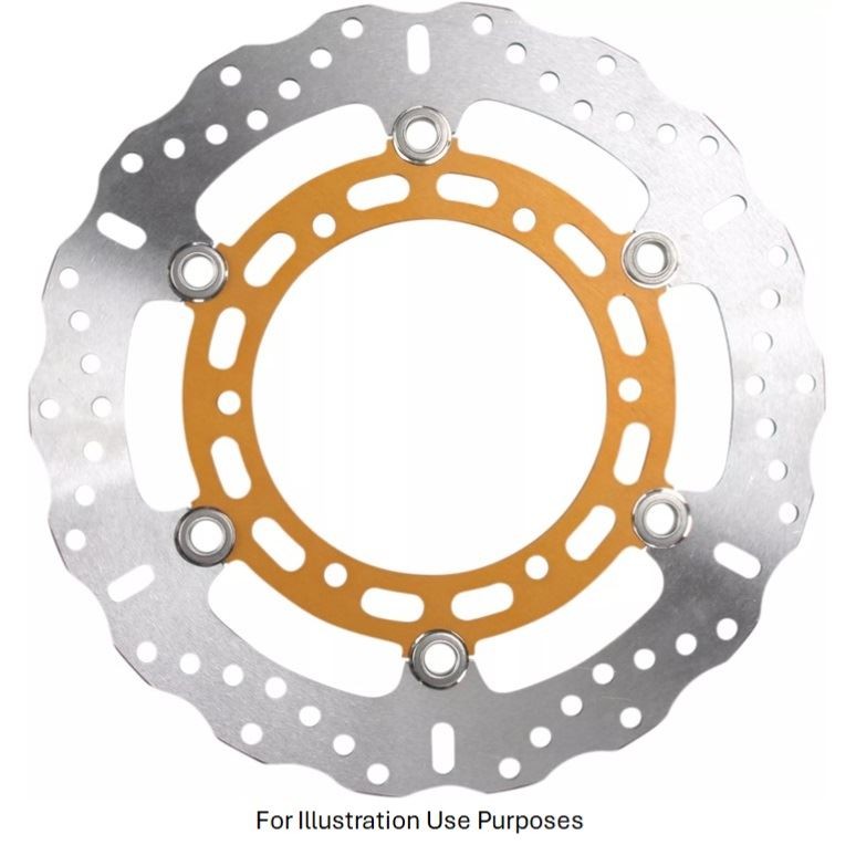 EBC S/Steel Float Cont X FR Brake Disc (15) FLHS for Yamaha XJR 1300 S 2003-2004