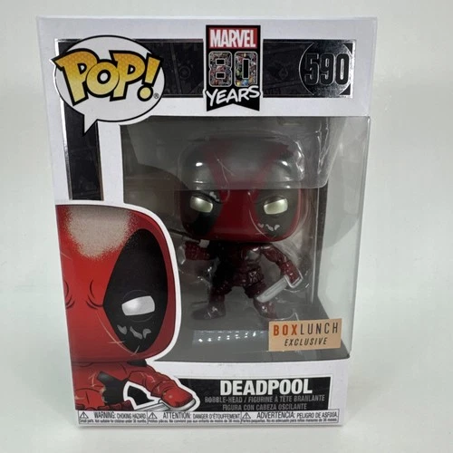 Funko Pop! - Marvel Deadpool (Metallic) - Box Lunch (Exclusive) - #590 NIB B5