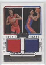 2023-24 Panini Contenders Rookie Ticket Dual Swatches Amen Thompson Ausar 0t28