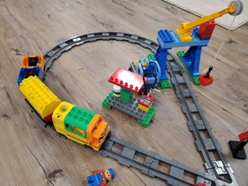 Vintage Lego Duplo Legoville Deluxe Train Set 5609, 99% Complete READ DESC Works