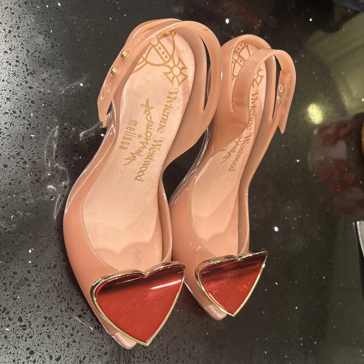 お値下げ❗️メリッサ VivienneWestwoodハート パンプス melissa（メリッサ）の「Vivienne Westwood for Melissa Vivienne