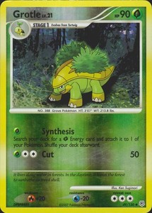 Grotle 49/130 Reverse Holo Diamond & Pearl Pokemon Card NM/LP