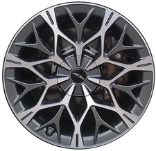 21" Genesis G90 Wheel Rim Factory OEM 71052 (F) 2023-2025 Machined Grey
