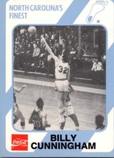 1989-90 Collegiate Collection North Carolina's Finest Billy Cunningham North