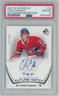 2021-22 SP Authentic Future Watch Auto Inscribed Cole Caufield RC Auto 016/999