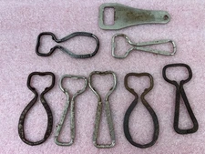 8 Vintage Soda Bottle Openers Pepsi, Dr Pepper, Coca Cola Royal Crown
