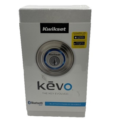 Kwikset Kevo Deadbolt 99250-002 925 KEVO DB 15 CP BKS Bluetooth - NEW Sealed