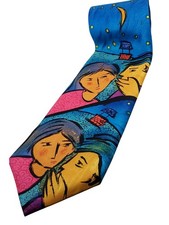 THE BEATLES - DO YOU WANNA KNOW A SECRET Vintage made in USA Silk Tie Blue NEW