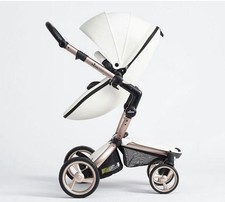 Mima Xari White Gold Stroller Bassinet SET