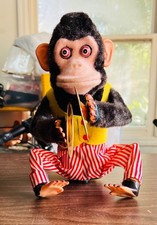 Vintage Musical Jolly Chimp Toy Clapping Cymbal Monkey