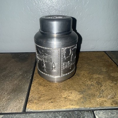 Chinese Tea Canister Retro Empty Can
