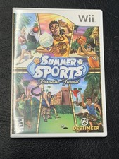 Nintendo Wii Summer Sports Paradise Island Complete w/ Manual TESTED & WORKS