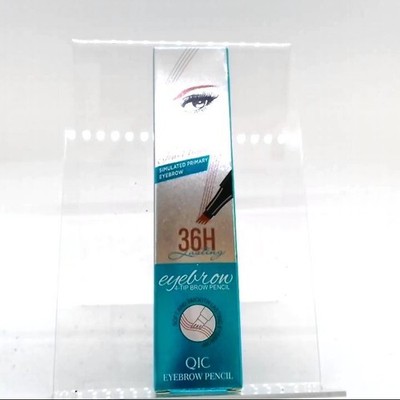 QIC 36H Lasting Eyebrow 4 Tip Brow Pencil Waterproof Sealed New 1mL