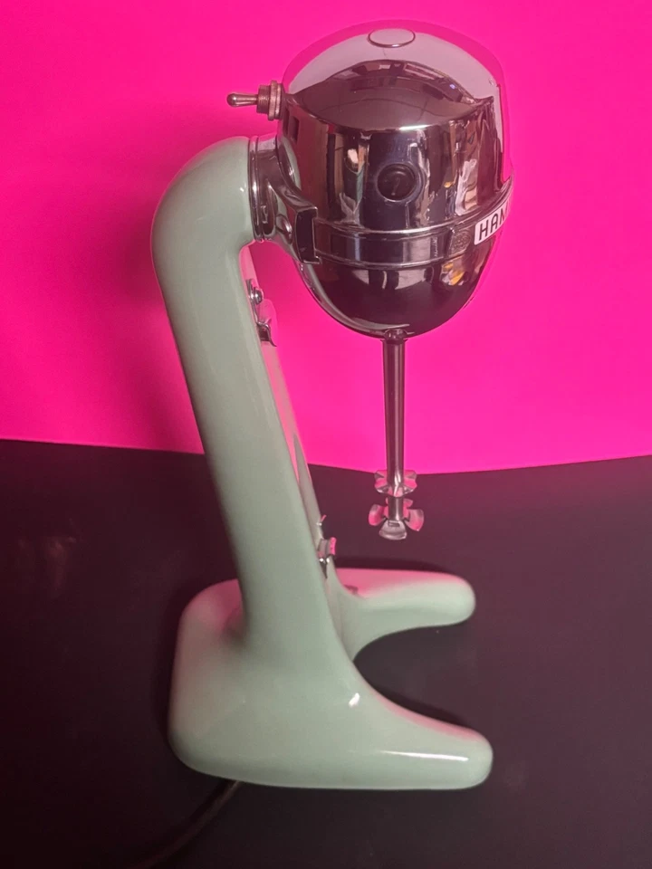 Batidora de malta Hamilton Beach modelo 30 de colección años 40-50, jade con taza bonita Foto 4 de 4