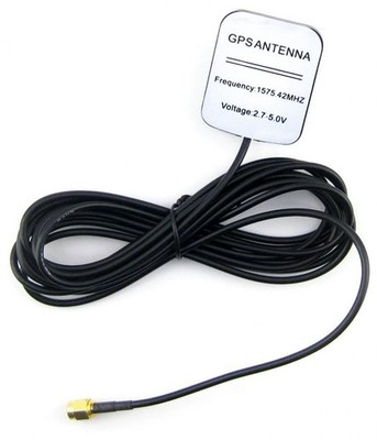 Waveshare GPS Antenne aktiv, 1575MHz, 28dB LNA, RHCP, SMA, 3m RG174, IP65IP67,