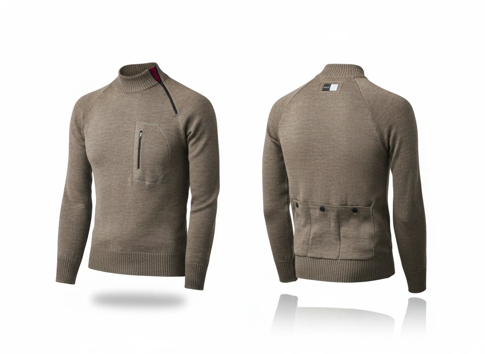 SIEHE TITEL PEDALED Tagi Merino Pullover Artikel: