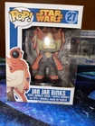 Funko Pop! Star Wars Jar Jar Binks #27 Blue Box Large Font