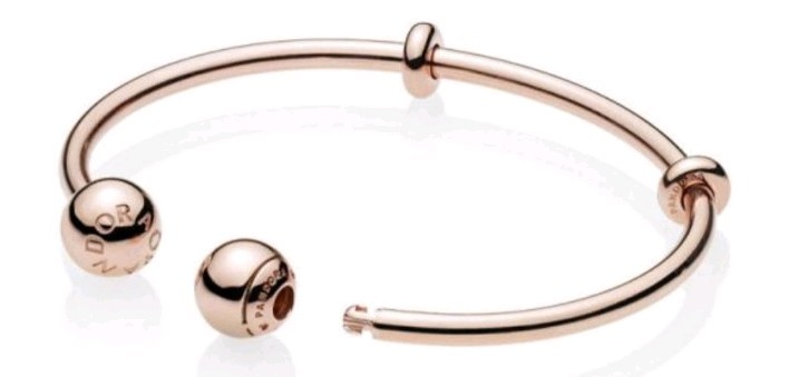 アクセサリー Pandora Open Bangle PANDORA（パンドラ） ブレスレット Silver Open Bangle Bracelet 箱