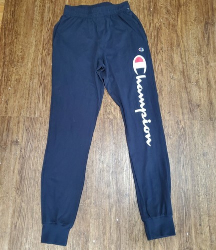 Champion Mens Small Navy Blue Joggers 