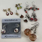 Vintage 80’s 90’s pierced Earrings Lot of 7 Pairs unsigned costume jewelry