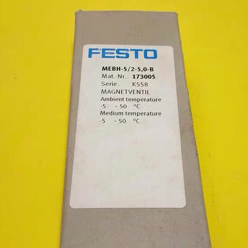 1PCS NEW BRAND FESTO Solenoid Valve MEBH 5/2 5,0 B 173005