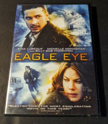 Eagle Eye (DVD, 2008, Widescreen) ''A Mile-A-Minute Thriller!''