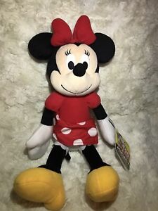Pair 2 Disney Mickey & Minnie Mouse 90 Years Kohls Cares 14" Plush Stuffed Toy for sale online