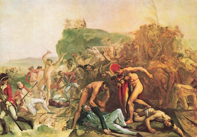 Postcard Johann Zoffany Painting 