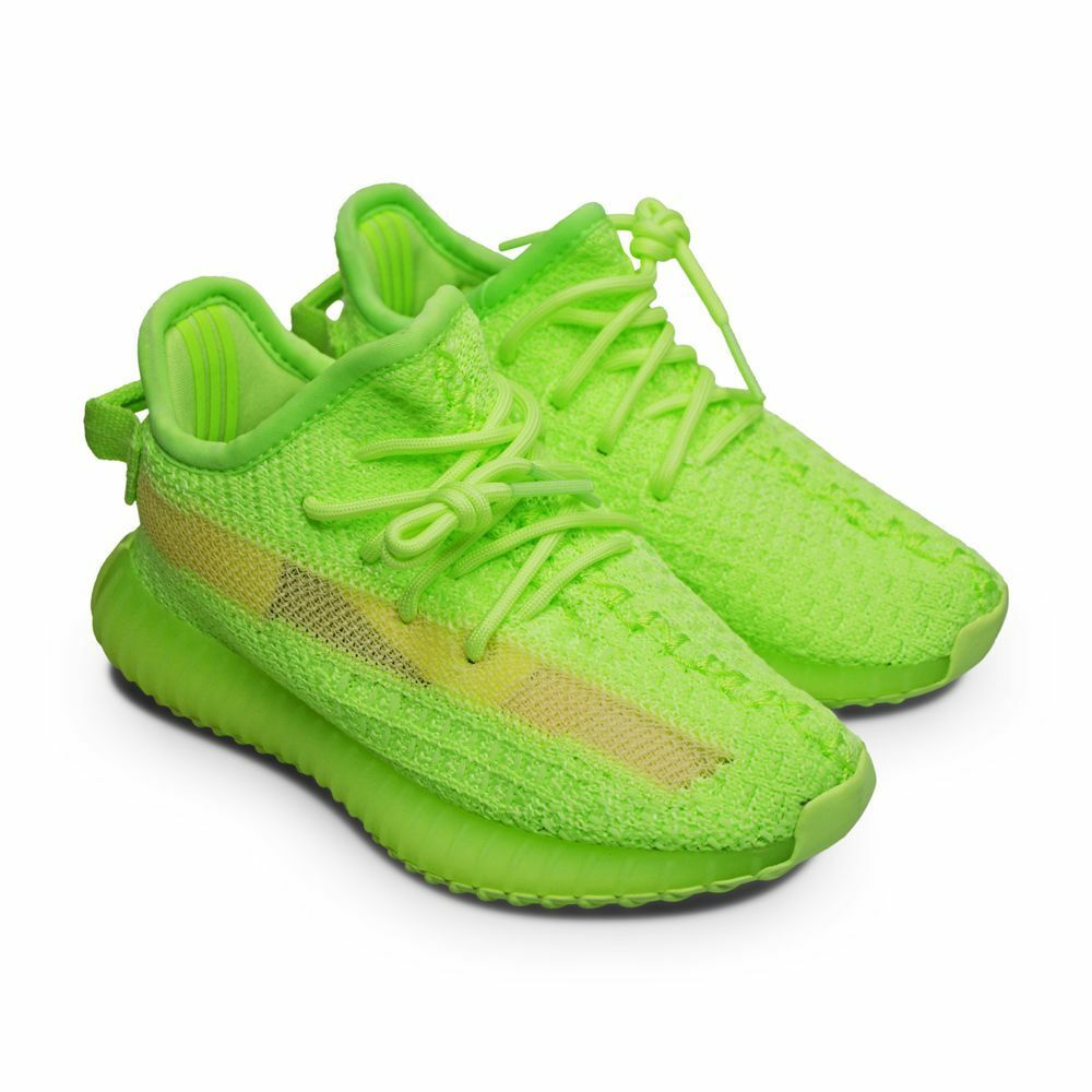 Adidas Yeezy Kids Boost 350 V2 GID Glow Shoes