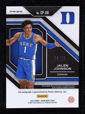 2021-22 Panini Prizm Draft Picks - Jalen Johnson #CP-JJO for sale