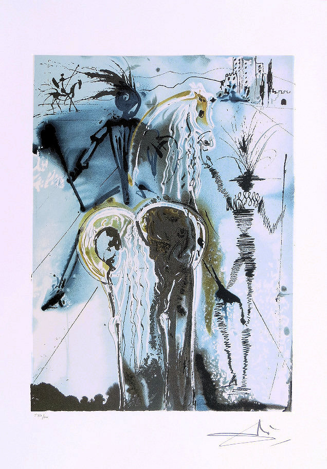 Salvador Dalí lithograph 限定175 Salvador Dalí lithograph 限定175 - メルカリ