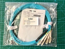 MOLEX QSFP MPO/MTP 8F to 4x LC Fiber Optic Br...