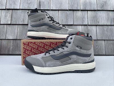 Vans Ultrarange Exo Hi MTE Drizzle Gray Hiking Shoes Sneaker Boots Mens Size 8