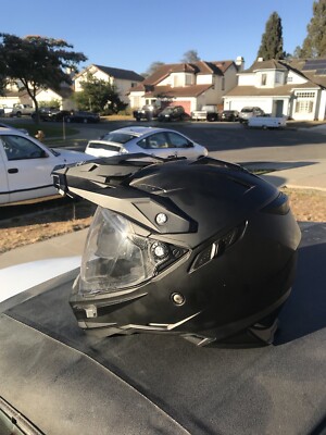 afx fx 41 dual sport motorcycle helmet FX-41 (Medium) (Frost Grey) : Automotive AFX FX-41DS Helmet Chin Mount