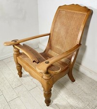 GRANDE POLTRONA RUSTICA ANNI 50 PAGLIA VIENNA ITALY VINTAGE BRACCIOLI MOVIBILI