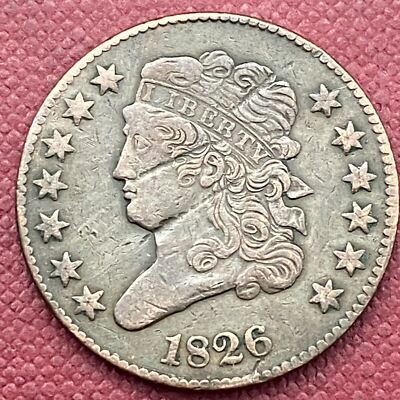 1826 Classic Head Half Cent 1/2 Cent Better Grade XF Details #54392