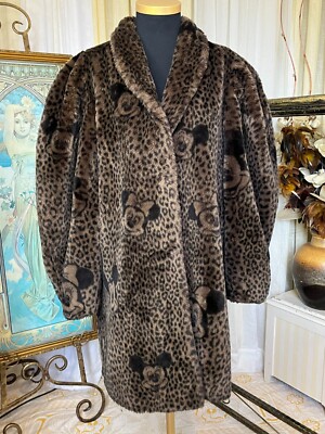 Disney Mickey Mickey Mouse Faux Fur Coat APPARENCE PARIS DISNEY