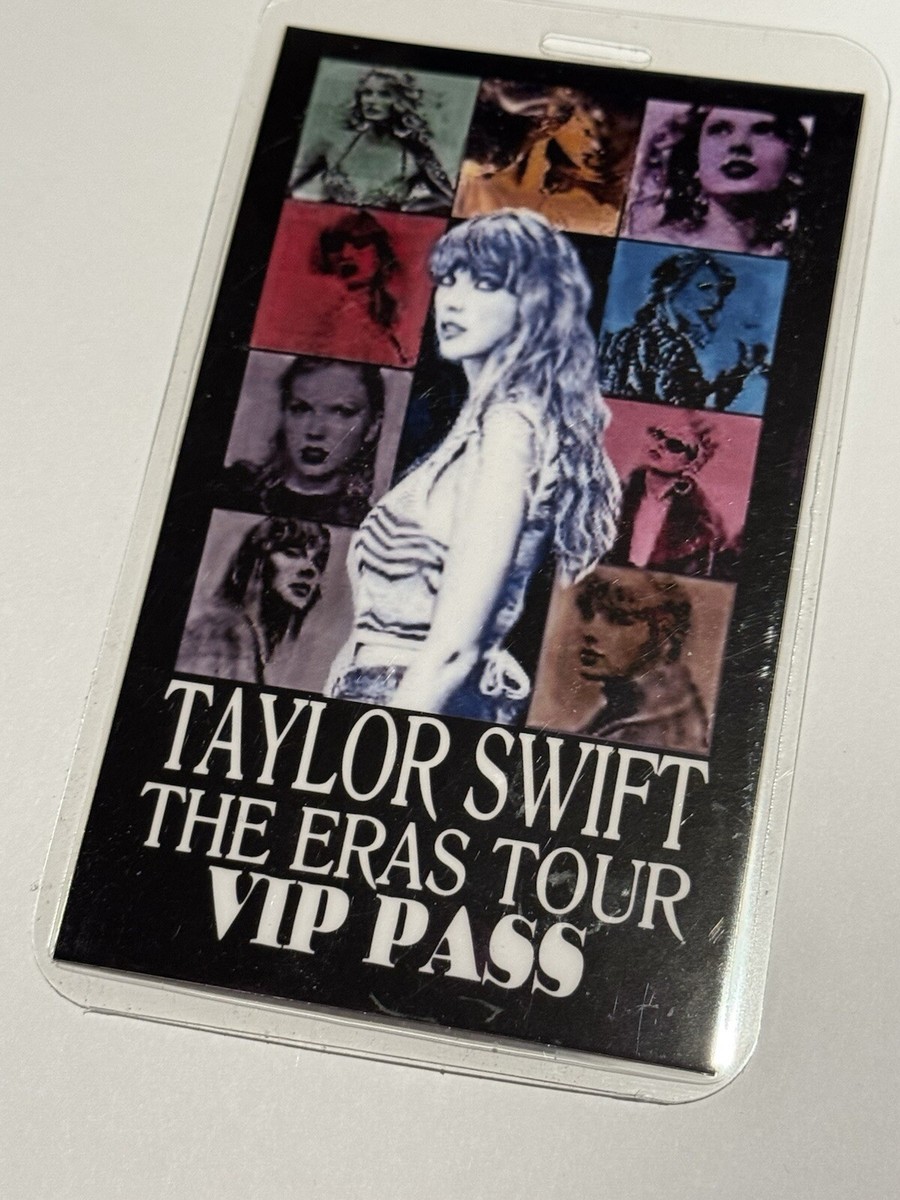 Taylor Swift Commemorative Black VIP ERAS Tour Backstage