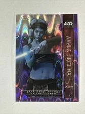 Aayla Secura Purple RayWave /75 2023 Topps Star Wars Finest Parallel Card