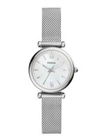 Fossil Carlie Uhr Damenuhr Edelstahl Silber ES4432