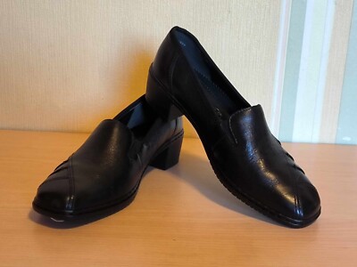 Jenny by Ara Damen Halbschuh Pumps Absatzschuh High Heels schwarz Gr. 38 UK 5