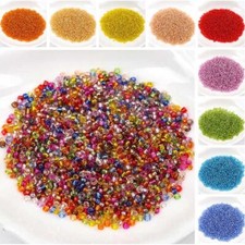 Glass Czech Seed Bead Round Spacer Beads Jewelry Making Ball Charm 2mm 3mm 4mm
