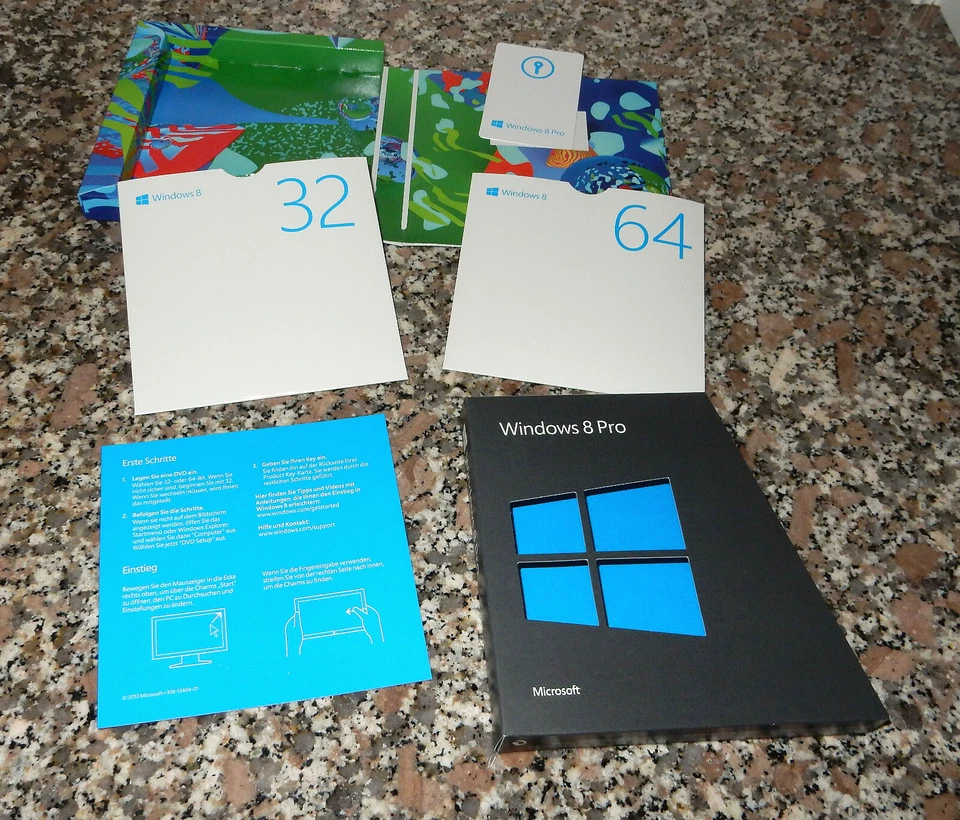 Microsoft Windows 8 Vollversin 32/64-Bit. Deutsch! 100% original! - Bild 3 von 4