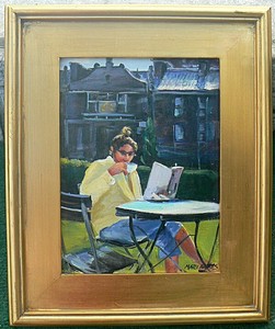 Mary Barnes Texas Orig O B Painting The Travel Guide Over