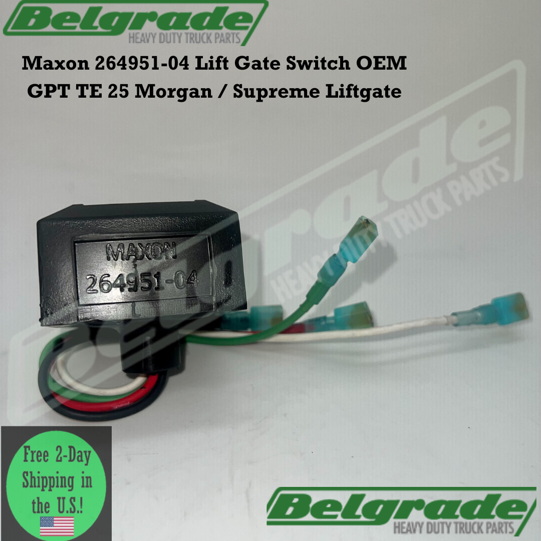 Maxon 264951-04 Lift Gate Switch OEM GPT TE 25 Morgan / Supreme