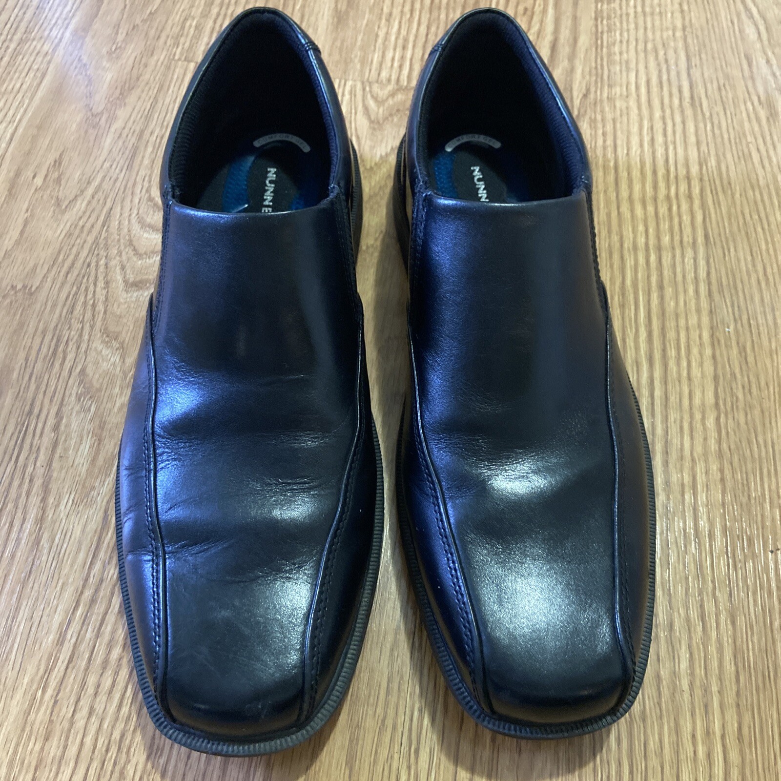 SAOLA Scarpe eleganti Nunn Bush Comfort Gel in pelle nera taglia 12M