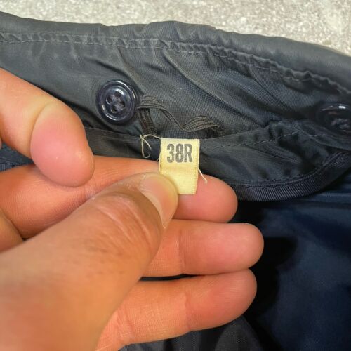 Vintage 60’s 70’s Nylon Full Zip Metropolitan Police Jacket Size 38 Blue Officer - Picture 9 of 11